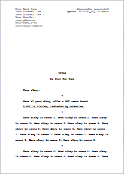 manuscript format example manuscript format example