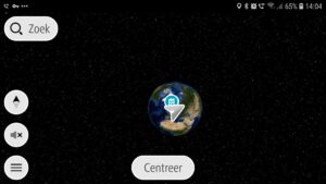 TomTom map, zoomed out to Moon level